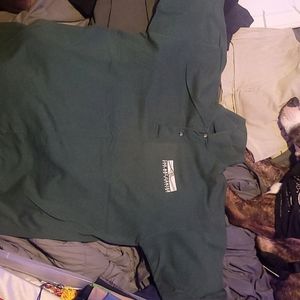 Men's Large Art Center Design College Polo Shirt